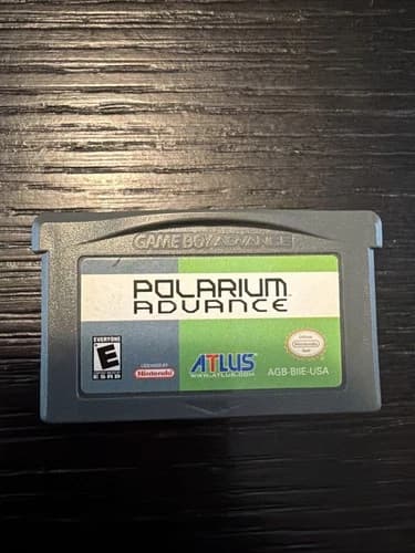 Polarium Advance (Nintendo Game Boy Advance, 2006) GBA Atlus Game CARTRIDGE ONLY