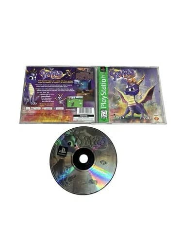 Sony PlayStation 1 PS1 CIB Complete TESTED Spyro the Dragon 1998 Working