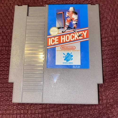 Nintendo Ice Hockey NES NTSC-U/C Sports Series Game Cartridge