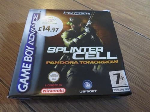 Splinter Cell: Pandora Tomorrow Gameboy Advance boxed complete