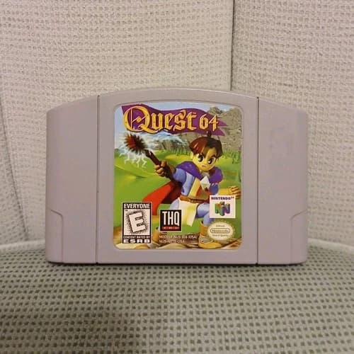 Quest 64 Nintendo 64 N64 Game Cartridge ~Rated E ~ *Tested & Works*