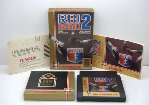 RBI Baseball 2 Nintendo NES 1990 CIB Complete In Box Tested Authentic Tengen