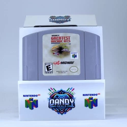 Midway's Greatest Arcade Hits Vol 1 N64 Authentic, Tested - Nintendo 64