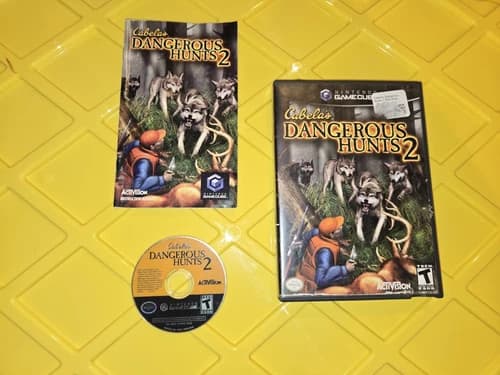Cabela's Dangerous Hunts 2 For Nintendo GameCube CIB Authentic Tested