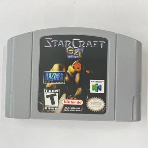 StarCraft 64 - Nintendo 64 (N64) Highly sought after Highly collectible