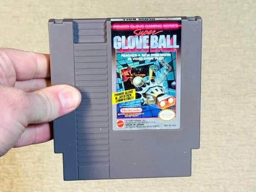 Super Glove Ball - Nintendo NES Cartridge - Authentic Tested - Game