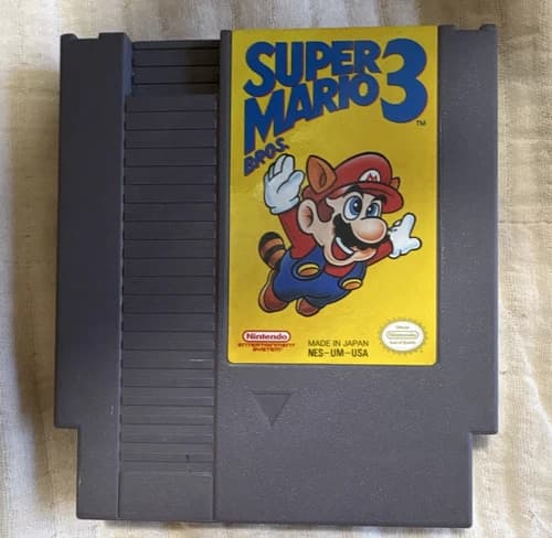 Nintendo Super Mario Bros. 3 NES Game Cartridge NTSC-U/C Super Mario Series