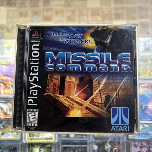 Missile Command (Sony PlayStation 1, 1999) PS1 CIB Complete - Tested & Working!!