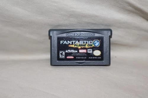 Fantastic Four 4 Flame On for Nintendo Game Boy Advance GBA TESTED