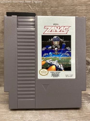 Zanac Nintendo NES Video Game 1987 Authentic Cartridge Only Tested Works