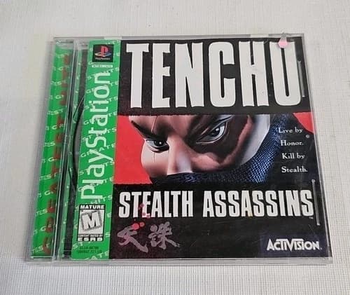 Tenchu: Stealth Assassins (Sony PlayStation 1, 1998) PS1 CIB Complete w/Manual