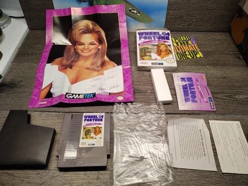 Wheel Of Fortune NES 100% Complete In Box Very Nice