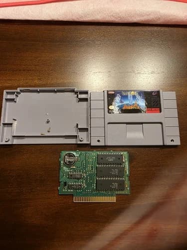 paladins quest snes saves minty cart and label