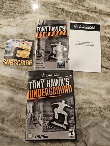 Tony Hawk's Underground Nintendo GameCube Complete in Box