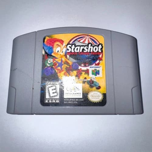 Starshot Space Circus Fever Nintendo 64 Game Cartridge N64 Tested & Working