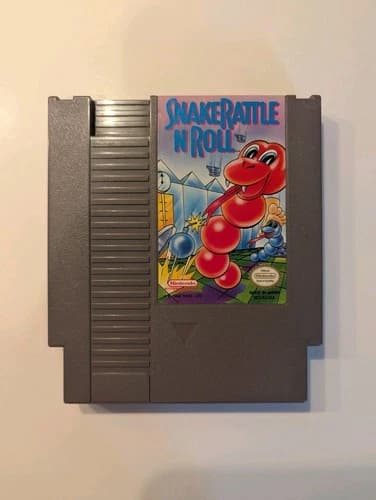 Snake Rattle 'n' Roll (Nintendo Entertainment System, 1991) NES Cartridge Only