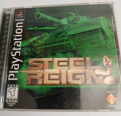 SONY PS1 STEEL REIGN 1997 SONY VIDEO GAME PLAYSTATION