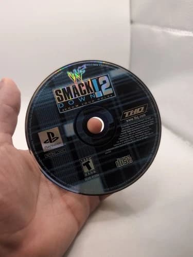 WWF SmackDown 2 Know Your Role Playstation 1 PS1 Disc Only Scratch Free Tested