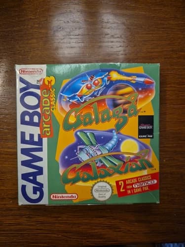 Arcade Classic 3 Galaga Galaxian Nintendo Gameboy