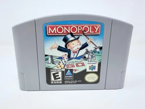 Monopoly (Nintendo 64, N64) TESTED & WORKS