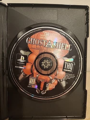 Ghost in the Shell PS1 PlayStation Disk Disc Only Light Scratches Tested