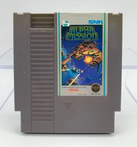 ALPHA MISSION NES ~Authentic, Cleaned & Tested~ NES0012