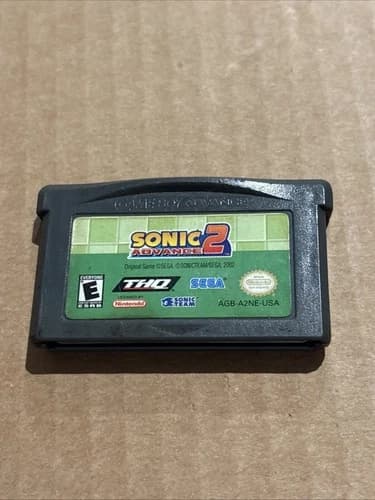 THQ Sonic Advance 2 for Nintendo Game Boy Advance, Tested works great!