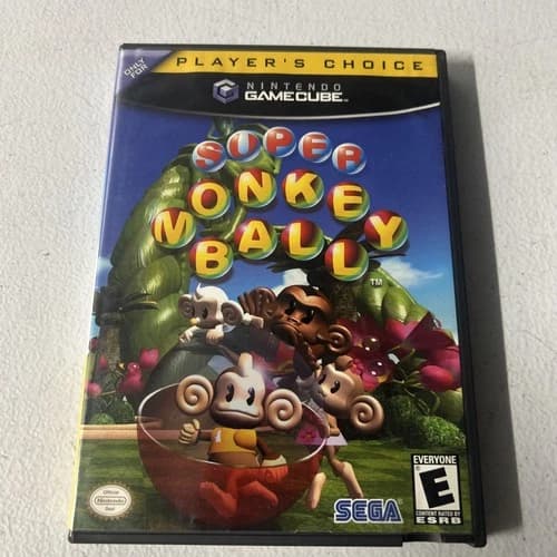 Super Monkey Ball [Player's Choice] (Nintendo GameCube, 2001) CIB Complete