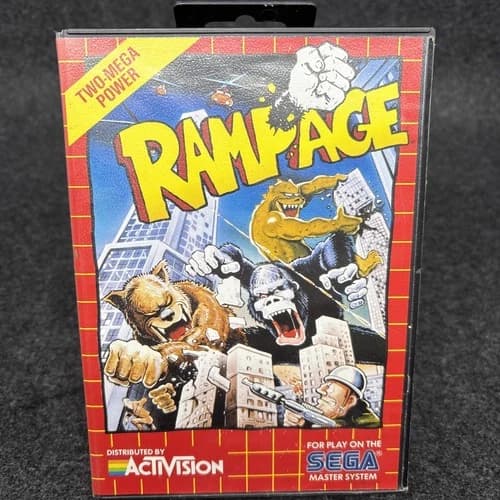 Rampage (Sega Master System) - CIB Great Condition