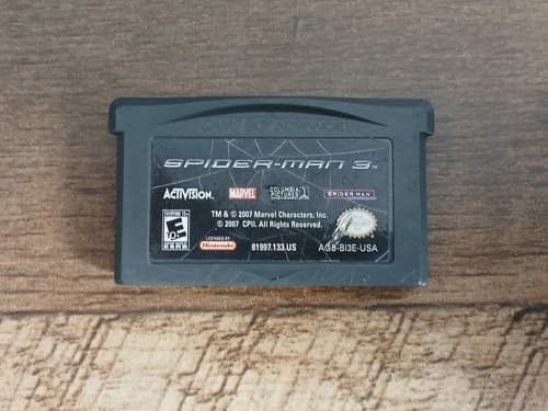 Spider-Man 3 (Nintendo Game Boy Advance, 2007) GBA Game Only - Tested