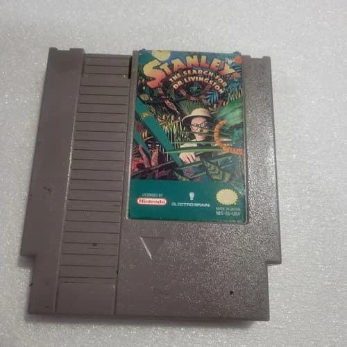 Nintendo NES Stanley The Search for Dr Livingston Game Cartridge Tested