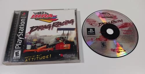 IHRA Drag Racing (Sony Playstation 1 PS1, 2001) - Complete, Tested, Working