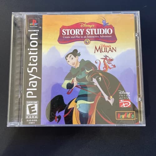 Disney's Story Studio: Mulan (Sony PlayStation 1, 1999) complete in box