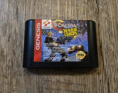 Contra: Hard Corps (Sega Genesis) Cartridge Only Tested Ships Free