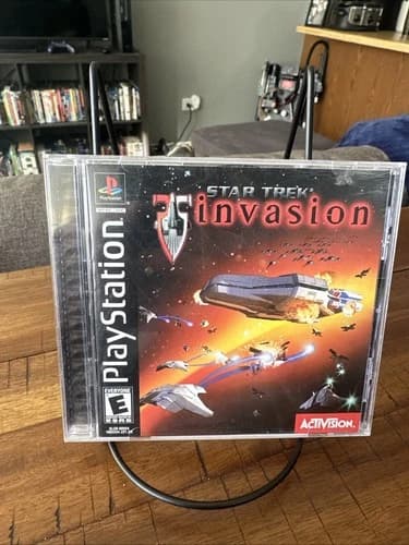 PS1 Star Trek: Invasion (2000, PS1 PlayStation 1) Complete w/Manual Reg Card