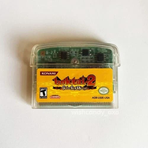 GBA Boktai 2: Solar Boy Django Nintendo Game Boy Advance SP NTSC-U/C Cartridge