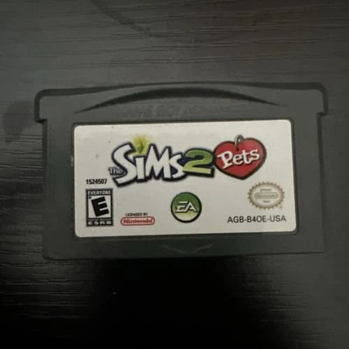 The Sims 2: Pets (Nintendo Game Boy Advance, GBA 2006) Game only