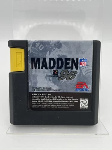 Madden NFL 96 | Sega Genesis | Cartridge Only | Tested & Works