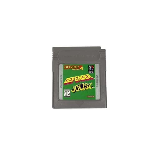 Arcade Classic 4 Defender Joust (Nintendo Game Boy) Authentic Tested