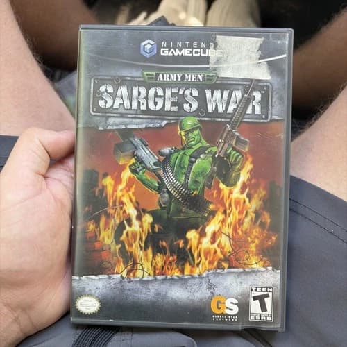 Nintendo GameCube Sarges War Men's Army Men Military Video Game CIB