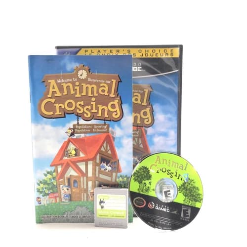 Animal Crossing (Nintendo GameCube, 2002) CIB Cleaned Tested With Memory Card