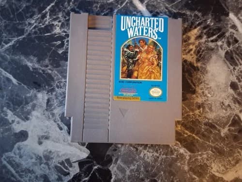 Uncharted Waters Nintendo NES Authentic Tested Contacts Cleaned