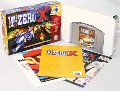 F-Zero X N64 Nintendo 64 Complete CIB! GREAT Condition w/ RARE CONTROL CARD!