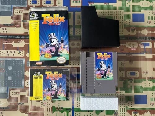 NES Nintendo Felix the Cat CIB Complete in Box GENUINE AUTHENTIC TESTED