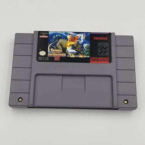 King of the Monsters 2 (Super Nintendo, SNES 1994) Authentic Cartridge