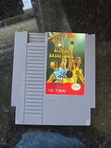 All-Pro Basketball (Nintendo Entertainment System, 1989) NES Tested Authentic