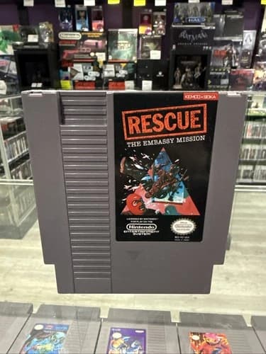Rescue: The Embassy Mission (Nintendo Entertainment System, 1990) NES Tested!