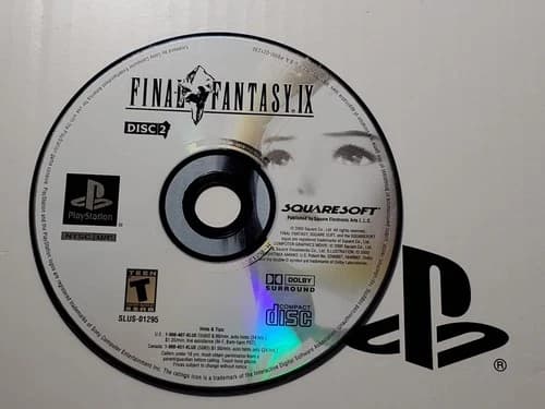 --DISC ONLY-- Final Fantasy IX/ 9 (Playstation 1, PS1) DISC 2 wht