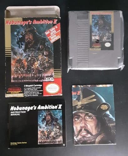 Nintendo NES Koei 1990 Nobunaga's Ambition II 2