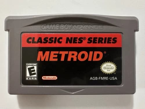 Metroid: Classic NES Series (Nintendo Game Boy Advance, 2004)- Authentic